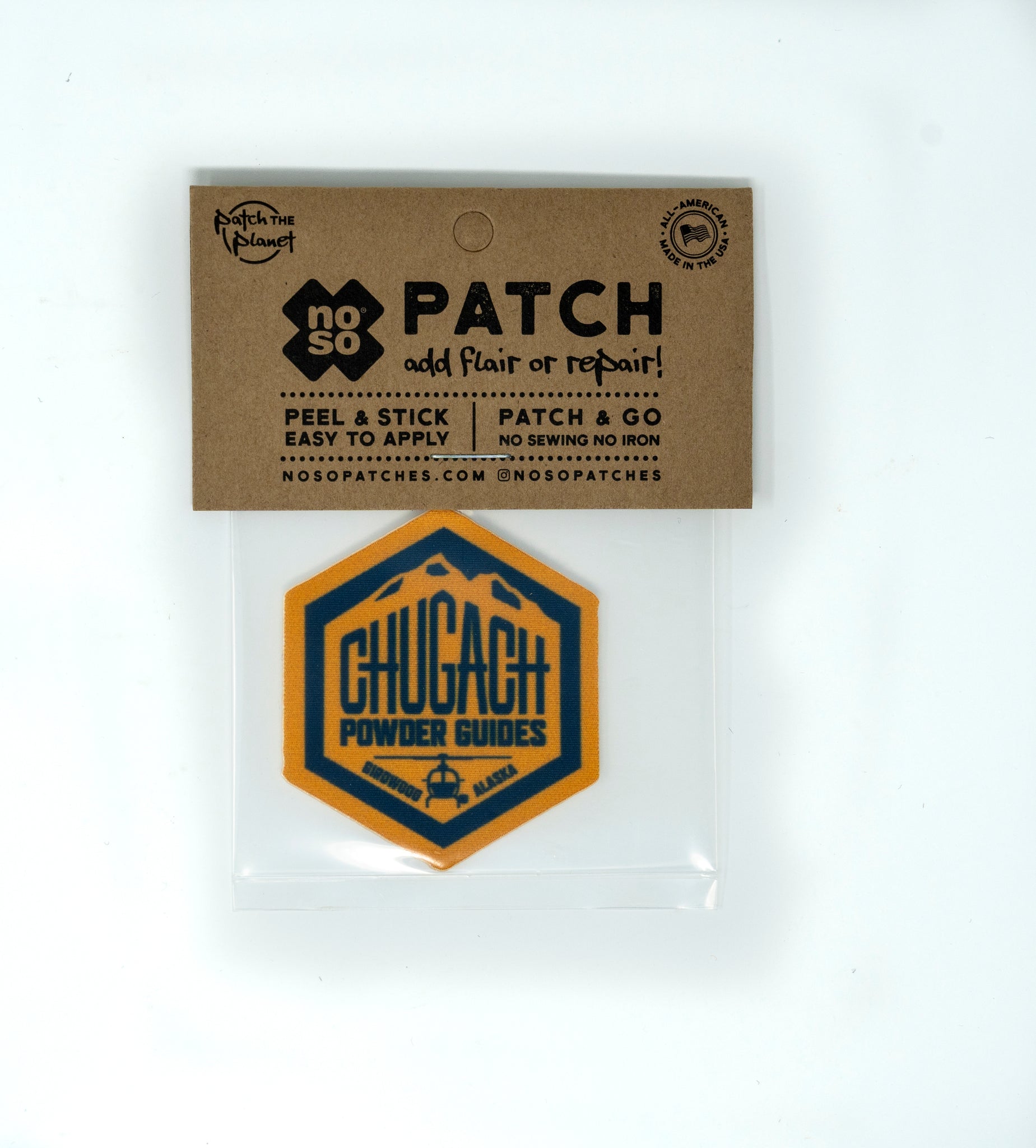 NOSO Peel and Stick Patch – Chugach Powder Guides